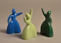 Sarabande bleu-vert - Sarabandes et Clowns